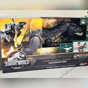 Jurassic World Super Colossal Indoraptor Figure - Black 3 Ft Long 16 Inches Tall